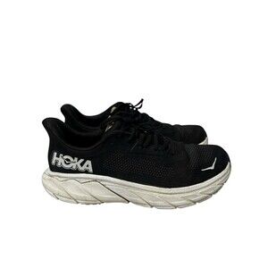 Hoka One One Men’s Size 12 Black/White Running Low Top Sneakers  athletic Shoes